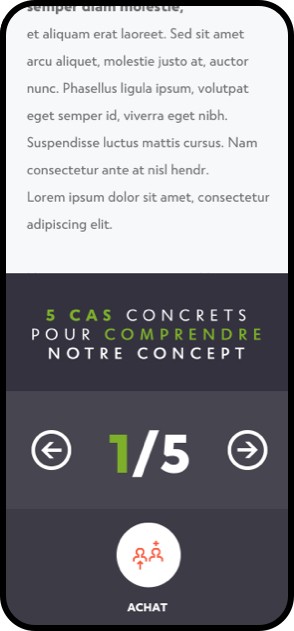 mobile webdesign exemple