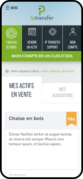 mobile webdesign exemple