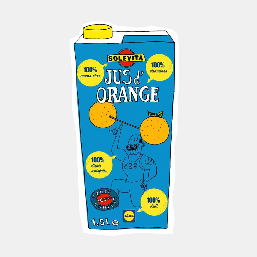 packaging redesign illustration